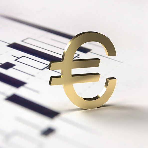 Projektfinanzierung - Euro-Zeichen