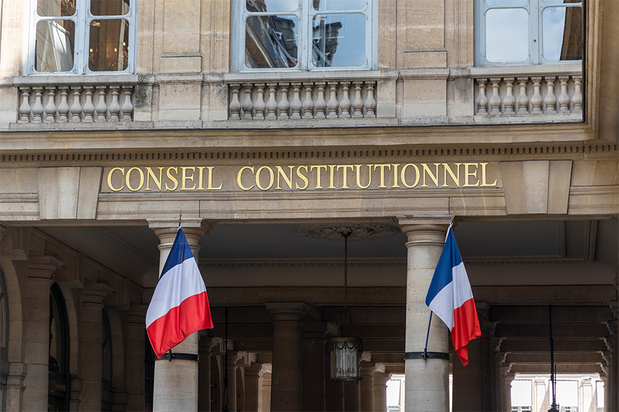 Foto des Gebäude des Conseil constitutionnel Frankreich
